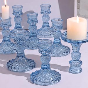 Vendita all'Ingrosso dalla Fabbrica <span class=keywords><strong>Portacandele</strong></span> in Vetro da 4" per Arredamento Casa, Decorazioni per Matrimoni, Feste, Festival e Davanzali - Product Image 4