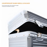 Valise pilote OEM 20 pouces avec couvercle rabattable, cadre en aluminium et roues silencieuses HINOMOTO