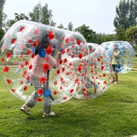 Balle à bulles gonflable transparente en PVC pour l'extérieur, pour adultes et enfants, balle à bulles pour le football