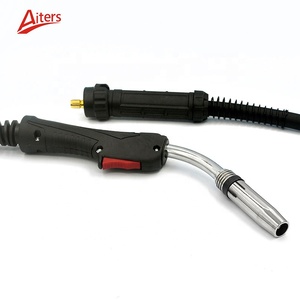 Khí làm mát bằng <span class=keywords><strong>CO2</strong></span> Hàn ngọn đuốc <span class=keywords><strong>36kd</strong></span> với màu đen xử lý vỏ tùy chỉnh chiều dài cáp 3m ngọn đuốc cho Châu Âu loại - Product Image 2