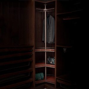 Cesto Portabiancheria Rotante Multifunzionale a 3 Livelli per Armadio <span class=keywords><strong>Angolare</strong></span> - Product Image 1