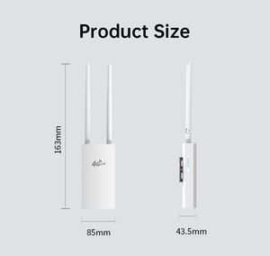 Plery R702 solaire sans fil 300Mbps 4G LTE WiFi6 routeur extérieur IP65 avec emplacement pour carte SIM routeur POE 4G pour camping-car - Product Image 5