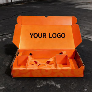 Caja de Papel Rectangular Biodegradable y Ecológica para Shawarma, Personalizada, <span class=keywords><strong>Halal</strong></span>, para Llevar, con Separador, para <span class=keywords><strong>Kebab</strong></span> de Cordero Asado - Product Image 2