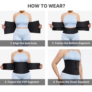 Ceinture amincissante pour femme avec Spandex et Nylon, respirante, réglable, grande taille, soutien dorsal durable, contrôle abdominal - Product Image 5