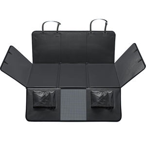 2025 nueva funda de asiento de coche de perro duradera de cuero PU fondo duro impermeable a prueba de arañazos antideslizante hamaca para perros para vehículos XL - Product Image 2