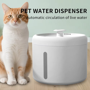 Distributeur d'<span class=keywords><strong>eau</strong></span> automatique moderne en plastique pour animaux de compagnie, capacité 2L, à brancher et à circulation d'<span class=keywords><strong>eau</strong></span>, pour chats - Stock USA, livraison 3-7 jours - Product Image 2