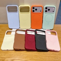 Coque de téléphone portable 2-en-1 couleur macaron tendance pour iPhone 15 11 12 13 14 16E 17 Pro Max 16 Pro avec charge magnétique sans fil