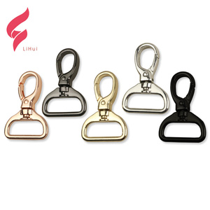 Lihui Hardware – Nouvelle Sangle Pivotante Tendance Vintage Écologique avec Boucle <span class=keywords><strong>à</strong></span> Ressort, Mousqueton Pivotant de Luxe en Alliage de Zinc, Crochet <span class=keywords><strong>à</strong></span> Déclenchement Luxueux - Product Image 1