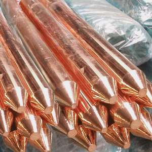 Venta directa de fábrica Precio bajo Barra de tierra Tierra Protección contra rayos Sistema de puesta a tierra Barra de tierra de acero revestido de cobre - Product Image 1