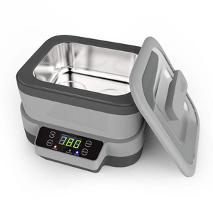 Grande capacité 1.2L nettoyage par ultrasons <span class=keywords><strong>bijoux</strong></span> intelligents lunettes nettoyant ultrasons légumes fruits maquillage brosse dispositif de nettoyage - Product Image 3