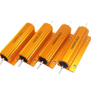 Bonens 50 watts 50 W 50 <span class=keywords><strong>ohm</strong></span> 50R vỏ nhôm điện trở <span class=keywords><strong>5</strong></span>% rx24 điện trở Vàng công suất cao - Product Image 6