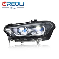 CREULI 12V Nouveau Phare de Pare-chocs G05 Phares Laser Assemblage de Phares pour X5 G05 Style 2019-2023 Pièces Auto