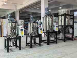 جهاز تبلور مستمر للبلاستيك بسعة 100 كجم/ساعة لإعادة تدوير البلاستيك PLA وPET مع معدات تجفيف - Product Image 4