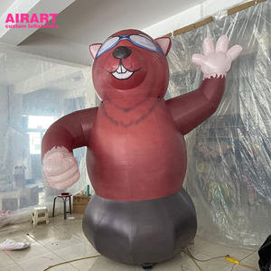Globo inflable gigante para publicidad, <span class=keywords><strong>marmota</strong></span>, groundhog, beaveranimal, gran oferta, 2021 - Product Image 5