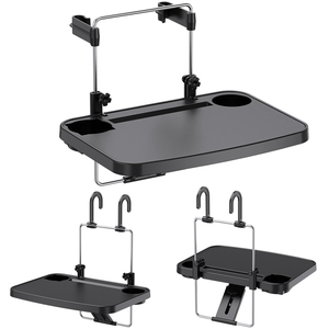 Bandeja trasera plegable de lujo para asiento de coche, organizador Universal de plástico portátil con mesas plegables, fácil de instalar para coches de Amazon - Product Image 2