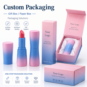 ลิปสติกเนื้อฝ้ายไล่สีแบบกำหนดเอง แบรนด์ส่วนตัว พร้อมโลโก้สีชมพูฟ้า  ตลับลิปสติกแบบมีเท็กซ์เจอร์  เนื้อแมทกำมะหยี่ ติดทนนาน  วีแกน รับผลิตแบบ OEM - Product Image 3
