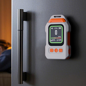 Moniteur de qualité de l'air intelligent 4 en 1, <span class=keywords><strong>détecteur</strong></span> de CO et de CO2 avec alarme sonore et visuelle de température/humidité pour le <span class=keywords><strong>camping</strong></span>, l'hôtel, les voyages, la tente, la voiture, le <span class=keywords><strong>camping</strong></span>-<span class=keywords><strong>car</strong></span> - Product Image 5