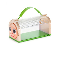Nouvelle loupe, boîte de capture d'insectes pour enfants, outil de capture, filet à papillons, cage à insectes pour l'exploration en plein air, kit de camping