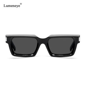 2025 <span class=keywords><strong>occhiali</strong></span> <span class=keywords><strong>da</strong></span> <span class=keywords><strong>sole</strong></span> Vintage neri firmati <span class=keywords><strong>da</strong></span> <span class=keywords><strong>donna</strong></span> retrò trasparenti di lusso quadrati <span class=keywords><strong>rettangolari</strong></span> blu lenti uomo UV400 di alta qualità - Product Image 2