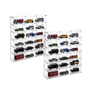Hot Selling YAGELI YGL-0726-01 Transparent Acrylic Diecast Customizable Silk-<b>Screen</b> Printed <b>Car</b> Display Stand <b>Protector</b> Case for - Product Image 1