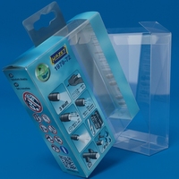 Boîte de présentation carrée en PVC transparent, écologique, jetable, taille personnalisée, pour le rangement de jouets et l'artisanat, fabriquée en Chine