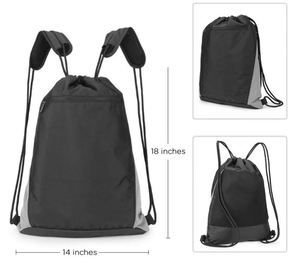 2025 Wholesale Reusable <b>Strong</b> Large Capacity Foldable Sports Sack Pack Gym Drawstring Bags - Product Image 2