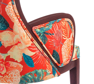 Di alta qualità stile Vintage <span class=keywords><strong>italiano</strong></span> in acciaio gamba Wingback Design sala da pranzo sedie con braccio - Product Image 4