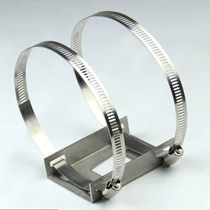 Kit <span class=keywords><strong>de</strong></span> support <span class=keywords><strong>de</strong></span> montage en acier inoxydable 304 réglable 50-400 <span class=keywords><strong>mm</strong></span> avec <span class=keywords><strong>collier</strong></span> <span class=keywords><strong>de</strong></span> <span class=keywords><strong>serrage</strong></span> pour boîte étanche extérieure et coffret électrique OEM - Product Image 2