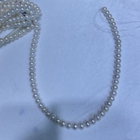 Bijoux pour femmes 9-10mm Collier de perles d'eau douce blanches presque rondes pour la vente en gros