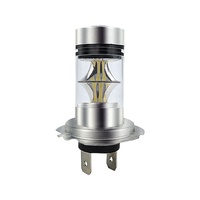 RUTENSE auto niebla luz 100W 1000LM drl luz corriente diurna H1 H4 H7 H11 H16 12V led drl niebla antiniebla lámpara led luces de conducción