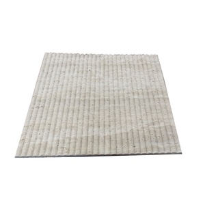 แผ่นกระเบื้องโมเสคหินอ่อนหินอ่อนลายหินอ่อนสีเบจ - Product Image 1