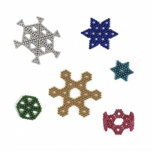 <span class=keywords><strong>Billes</strong></span> magnétiques permanentes en néodyme industriel de qualité supérieure, robustes et durables, personnalisées pour le jeu créatif - Product Image 1