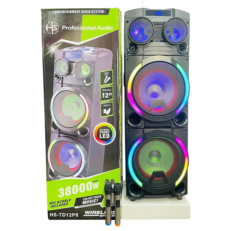 Karaoke Machine Bluetooth Speaker Portable PA Speaker System Portable Speaker for Outdoor Party