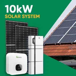 3kw 10kw Huis Commerciële Alles-In-Één Zonnepaneel Systeem Thuis Power 3 Fase Hybride Systeem Solar Kit Off Grid Power Energiesysteem/