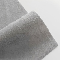 Tissu en similicuir PU suédé 210g, résistant aux taches, motif gaufré, support tissé, pour revêtement de canapé, mobilier et textile de maison HONGDELI