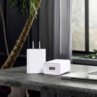 Cargadores de Pared de 5V 2A, Adaptadores USB con Enchufe Estadounidense, Certificación ETL/FCC, Protección OTP/OVP para Cámara y Reloj Inteligente