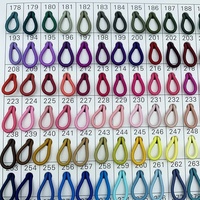 Corde Élastique Robuste Tressée en Caoutchouc, 320 Couleurs, 2 mm, 2,5 mm, 3 mm, au Détail et en Gros