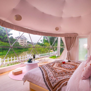 Kualitas tinggi Glamping Geodesic besar <span class=keywords><strong>Igloo</strong></span> <span class=keywords><strong>Cooler</strong></span> Dome rumah untuk Hotel ATAU acara kecil - Product Image 5