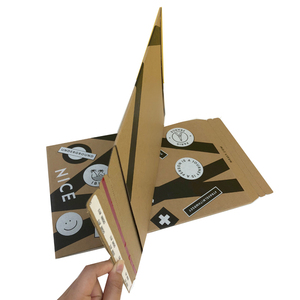 <span class=keywords><strong>Enveloppe</strong></span> en carton brun pour photo avec <span class=keywords><strong>dos</strong></span> en carton rigide 'Veuillez ne pas plier' - Product Image 4