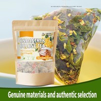 Thé Oolong Floral Parfumé Frais Sans Sucre Personnalisé OEM, Sachets de Thé Floral à Infusion Chaude et Froide à l'Osmanthus, Pour la Santé