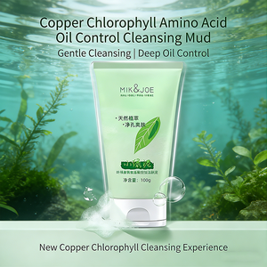 Limpiador Facial de Arcilla con Clorofil, Aminoácidos, Ácido Hialurónico y Vitamina C para Control de Grasa, Limpieza Profunda de Poros y Puntos Negros - Product Image 1
