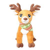 Cadeau de Noël personnalisé en usine jouets en peluche poupée wapiti affichage enfants cadeau de Noël jouets pour enfants