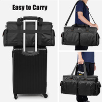 Sac de fichiers de câble DJ avec fond rembourré détachable et séparateurs, sac de voyage pour équipement de DJ professionnel, Instrument de musique