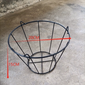 Prezzo di fabbrica transfrontaliero nuovo cesto appeso in metallo cocco per <span class=keywords><strong>balcone</strong></span> vaso di fiori decorazione - Product Image 2