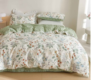 2025 Thiết Kế Mới Bộ Sưu Tập Nhà Máy In Tấm Ga Giường Thiết Lập Và Vỏ Gối Bìa 100% Polyester Cao Cấp Bộ Đồ Giường Bộ Sưu Tập - Product Image 4