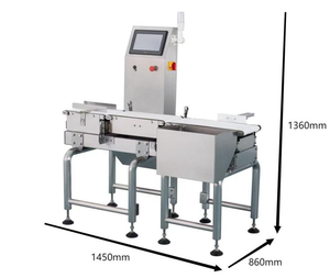 Un rilevatore di peso è un dispositivo automatizzato utilizzato per garantire che il peso di un prodotto sia conforme al rilevatore di peso regolationsa - Product Image 1