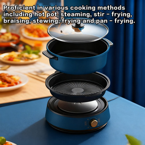 Pentola Elettrica Multifunzione di Tendenza 2026, Fornello Elettrico, Griglia BBQ Elettrica con Funzione Hot Pot - Product Image 1