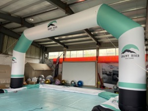 Arco Inflável Quadrado Selado para Publicidade, Infláveis Reforçados em PVC com Bomba de Ar e Bolsa de Transporte para Corrida de Cross Country - Product Image 6