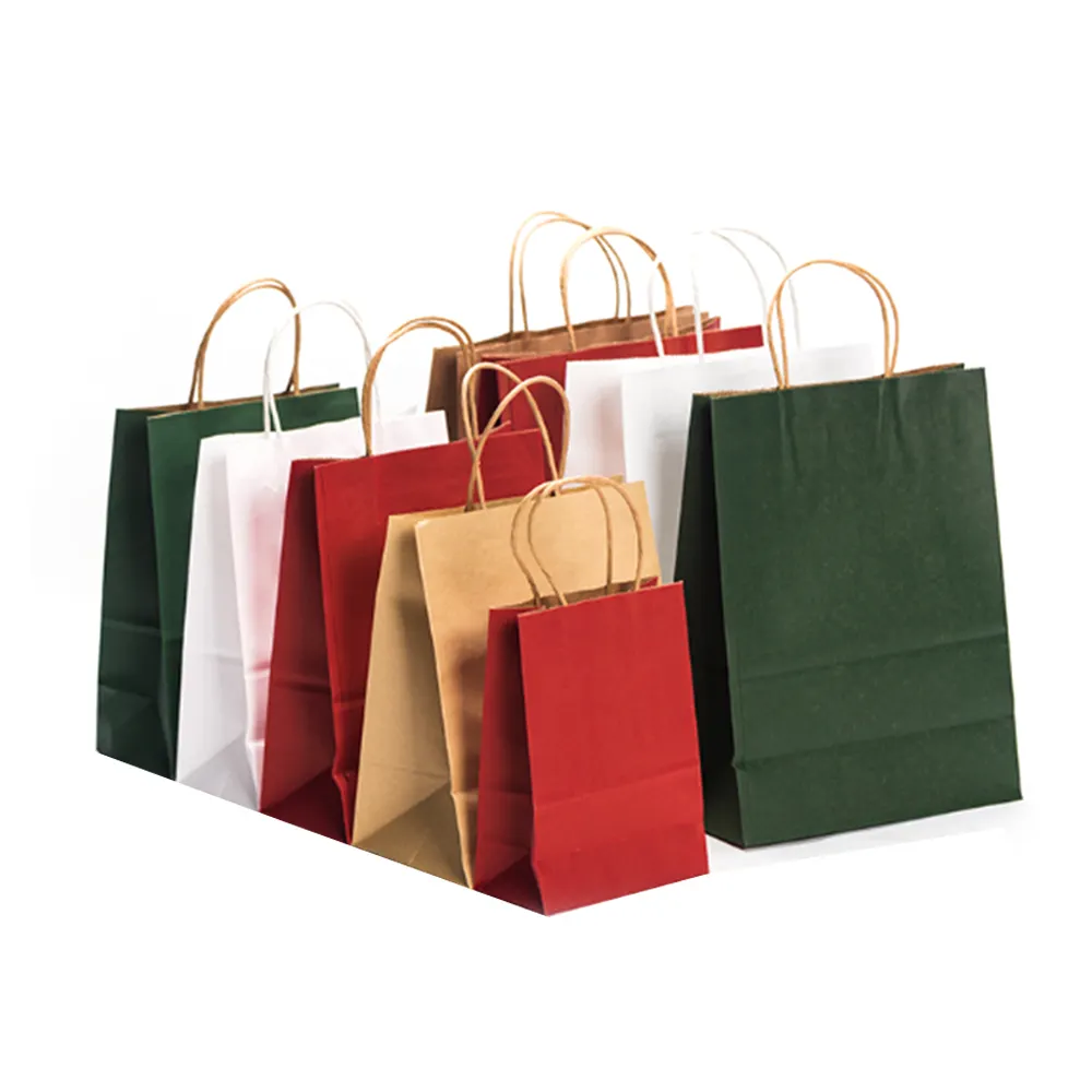 Atacado venda quente luxo ecológica carregador branco preto saco de compras de papel de presente com logotipo