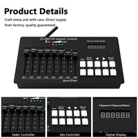 Console de contrôle DMX512 sans fil RZ Mini 120CH alimentée par batterie pour éclairage de scène, équipement de DJ pour scène, KTV, discothèque